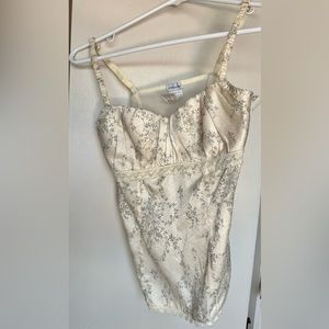 Intimissimi mesh and spandex floral cami